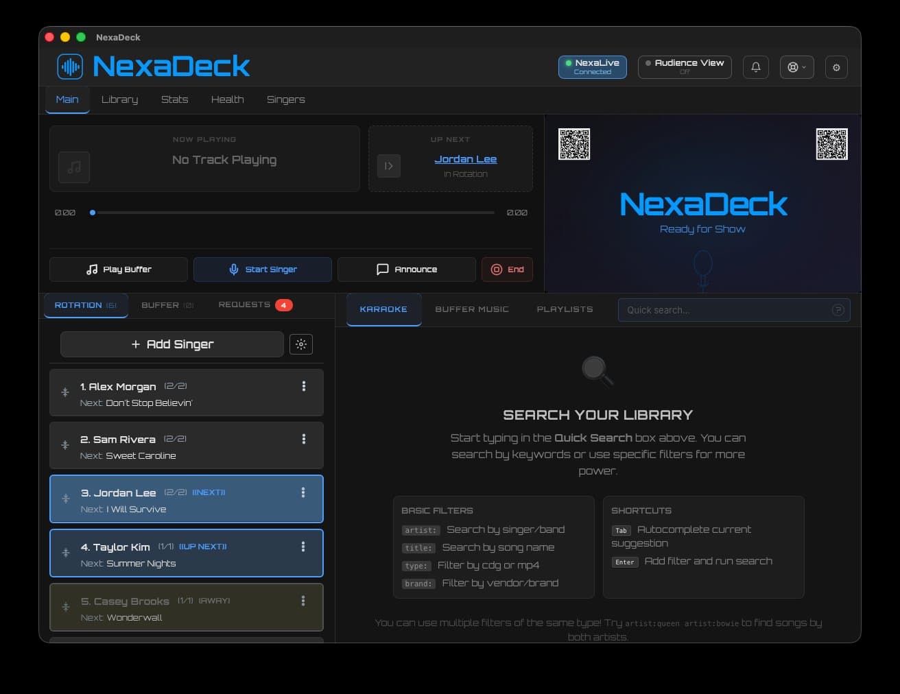 NexaDeck screenshot