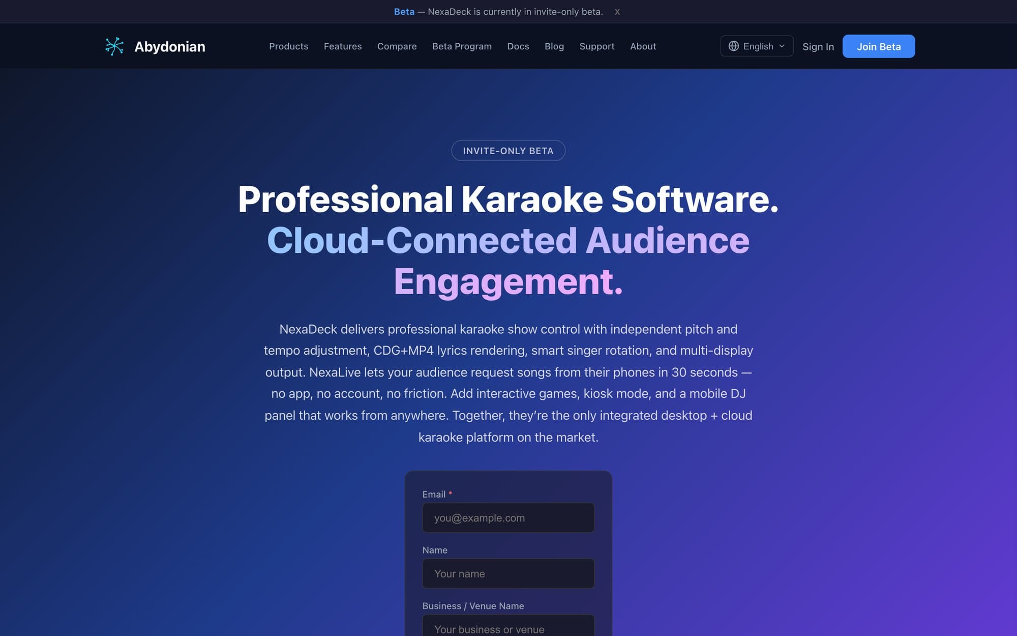 Abydonian screenshot